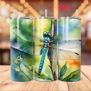 Dragonfly Tumbler Wrap | Pond png Free Tumbler Wraps PNG