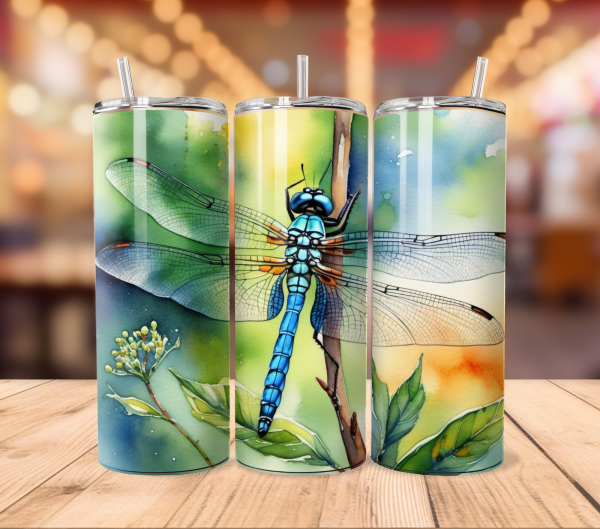 Dragonfly Tumbler Wrap | Pond png Free Tumbler Wraps PNG