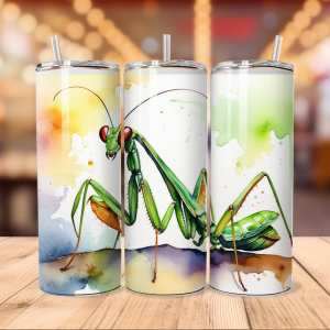 Mantis Tumbler Wrap | Bug png Free Tumbler Wraps PNG