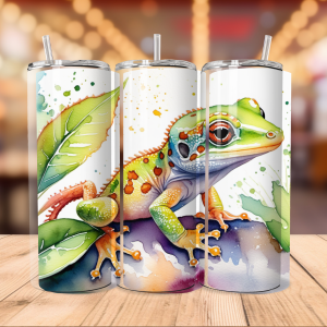 Baby Gecko Tumbler Wrap | Animal png Free Tumbler Wraps PNG