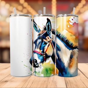 free donkey tumbler wrap