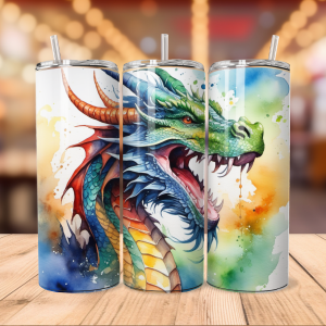 free dragon tumbler wrap