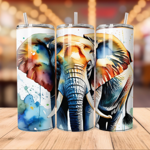 free elephant tumbler wrap