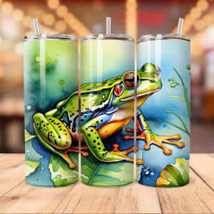 frog tumbler wrap