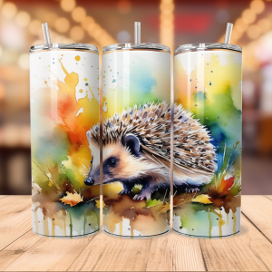 free hedgehog tumbler wrap