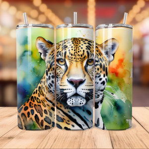 Jaguar Tumbler Wrap | Animal Png Free Tumbler Wraps PNG