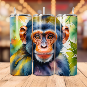 monkey tumbler wrap