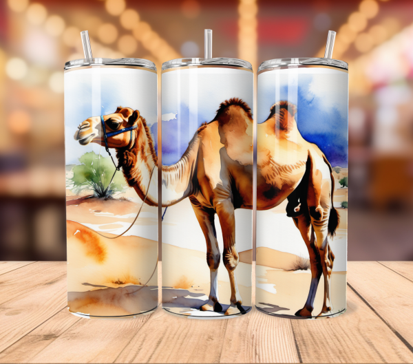 Camel Tumbler Wrap | Animal Png Free Tumbler Wraps PNG