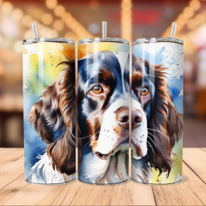 Springer Spaniel Dog Tumbler Wrap | Pet png Free Tumbler Wraps PNG