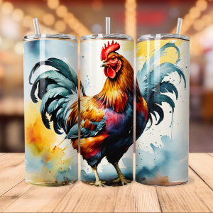 Chicken Tumbler Wrap | Animal Png Free Tumbler Wraps PNG