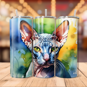 Sphynx Cat Tumbler Wrap | Pet png Free Tumbler Wraps PNG