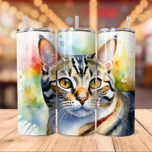 American Shorthair Cat Tumbler Wrap | Pet Png Free Tumbler Wraps PNG