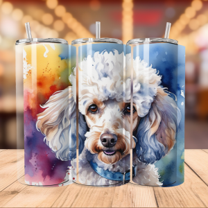 Poodle Tumbler Wrap Dog | Pet Png Free Tumbler Wraps PNG